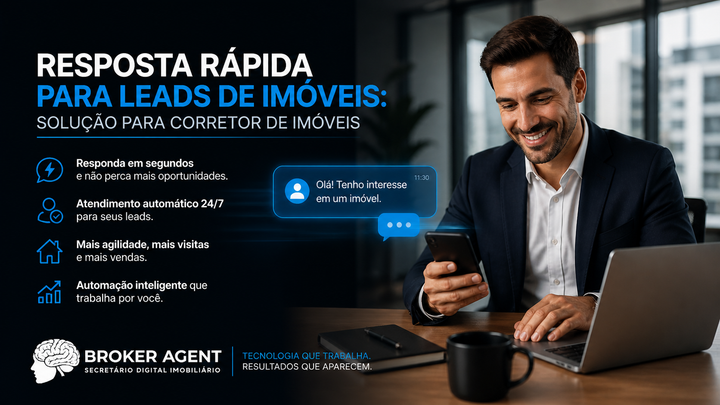 Resposta Rápida para Leads de Imóveis: Solução para Corretor de Imóveis